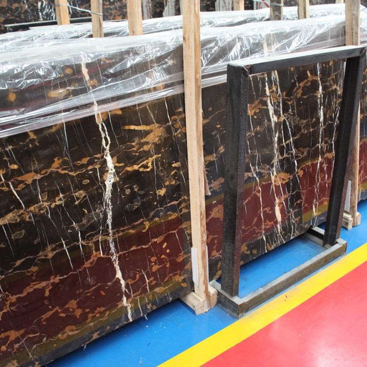 Black Gold Marble Slab (1)
