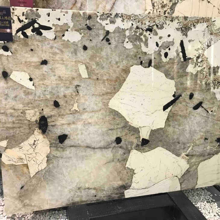 Gold Patagonia White Granite Slabs (3) Gold Patagonia White Granite Slabs (3)