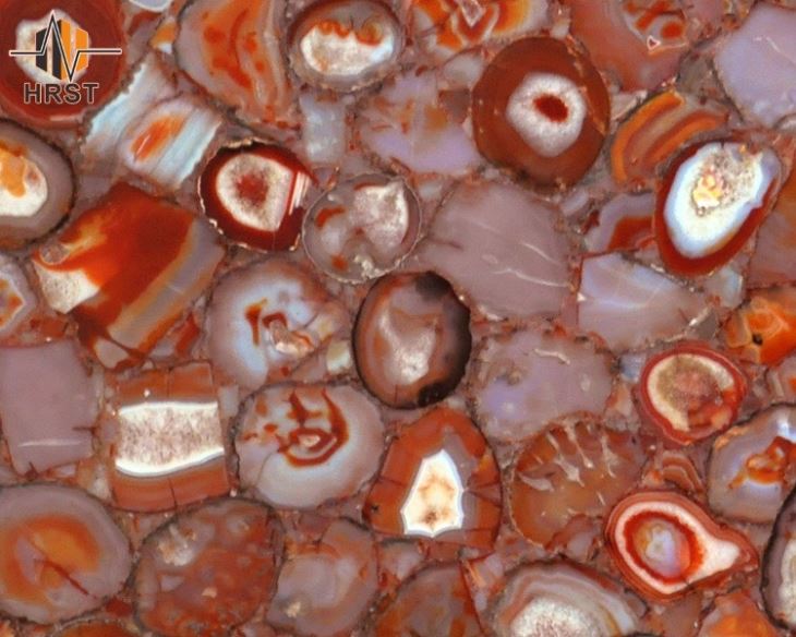 Red Agate Gemstone Slabs (5) Red Agate Gemstone Slabs (5)