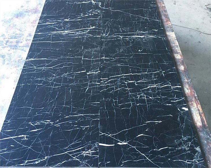 Black Cloud Marble Slabs