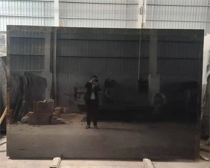Ink Black Marble Slabs
