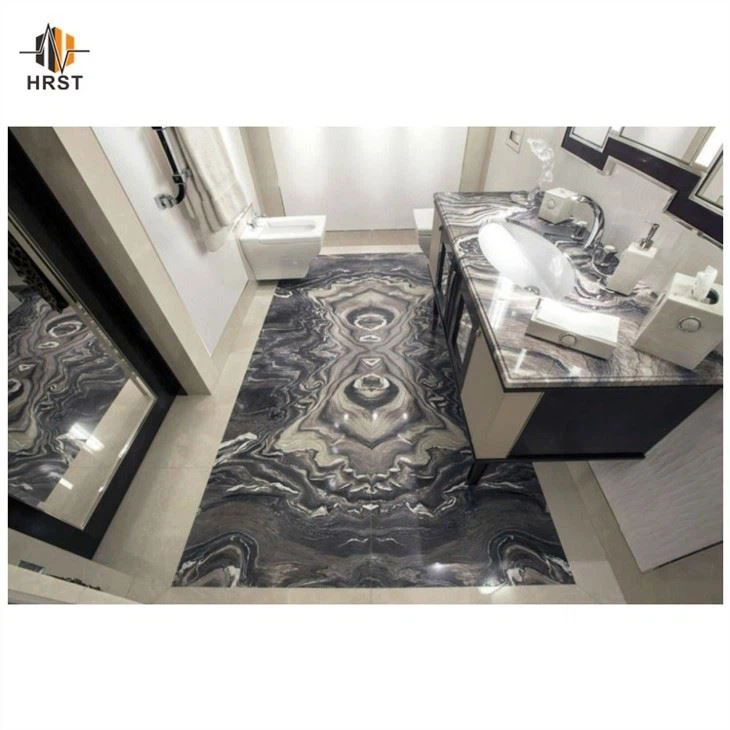 cipollino rosso ondulato bathroom floor