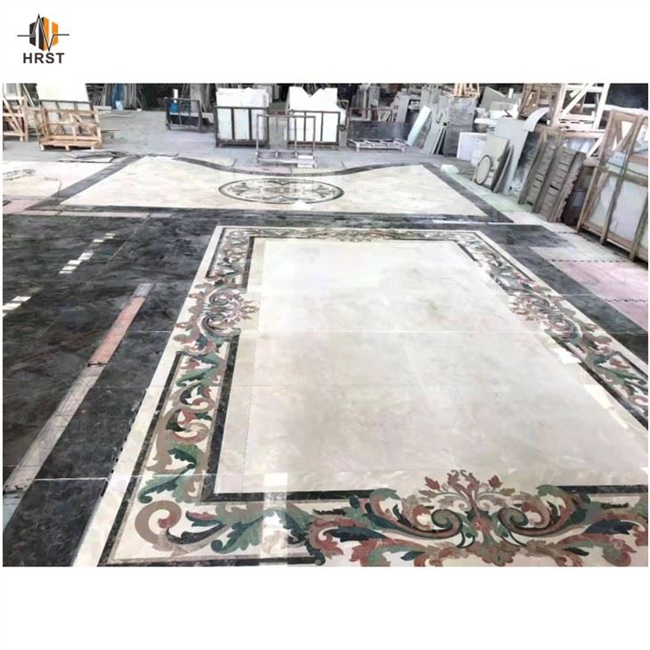 Medallion Marble Floor Decor