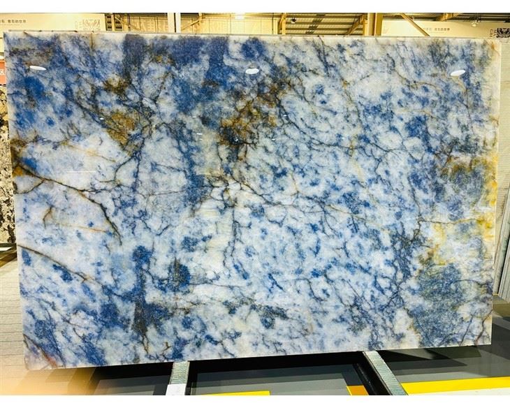 Brazil Cristallo Blue Quartzite Slabs